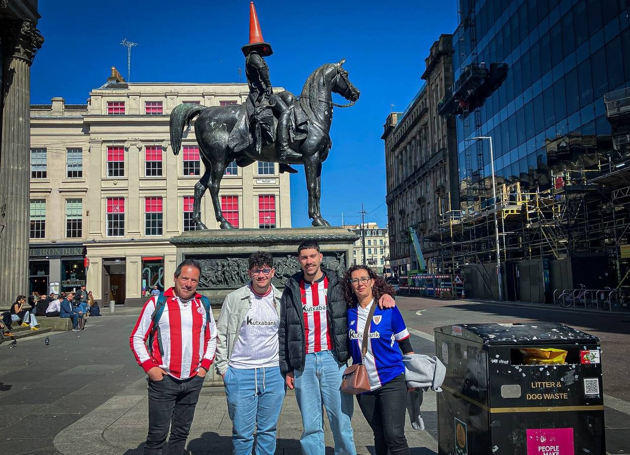 Las imágenes de los athleticzales en Glasgow