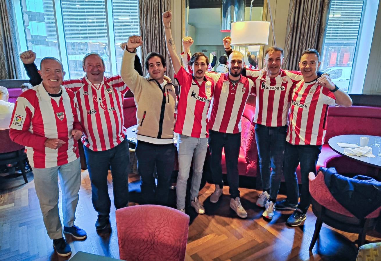 Las imágenes de los athleticzales en Glasgow