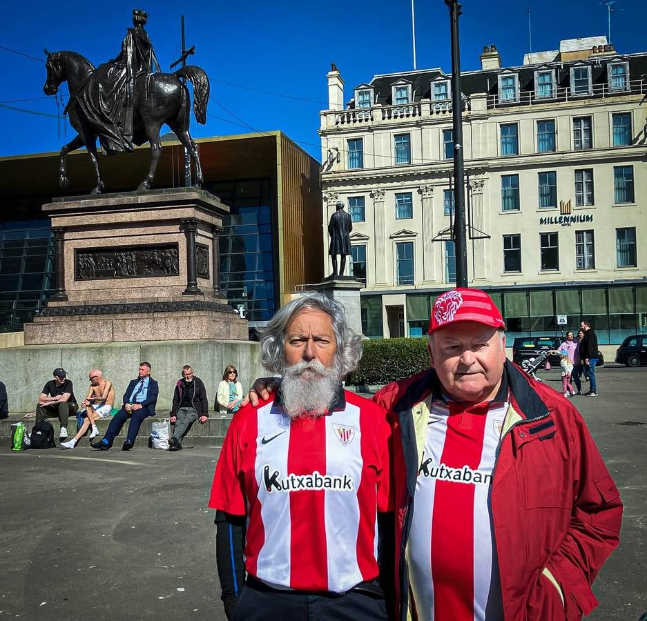 Las imágenes de los athleticzales en Glasgow