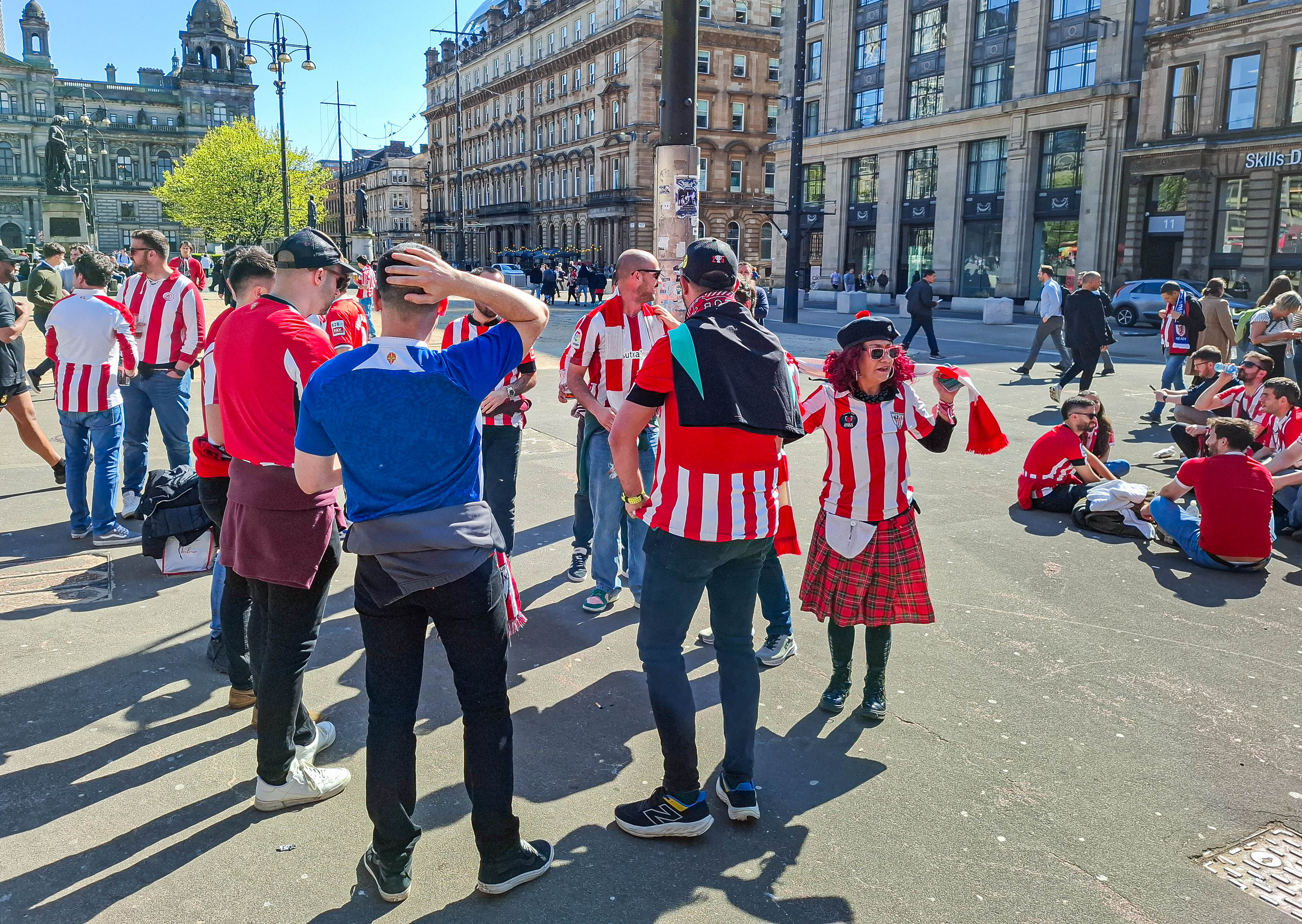 Las imágenes de los athleticzales en Glasgow