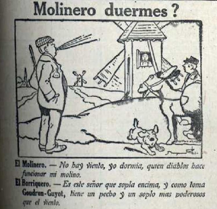 Anuncio del alquitrán Goudron-Guyot, publicado en abril de 1925.