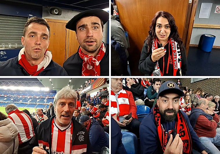 La afición desplazada a Glasgow lamenta el resultado: «Es una oportunidad perdida»