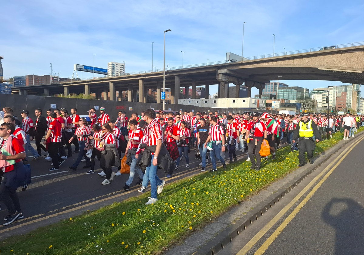 Las imágenes de los athleticzales en Glasgow