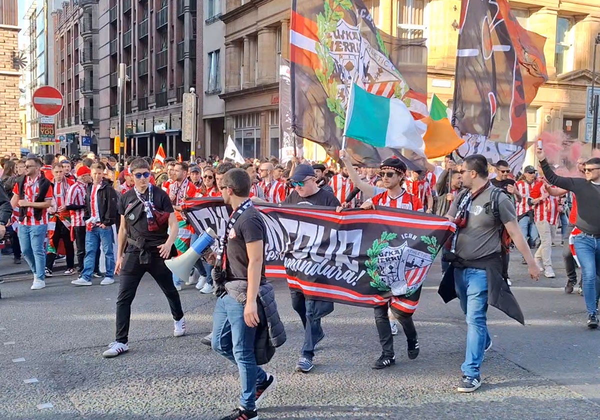 Las imágenes de los athleticzales en Glasgow