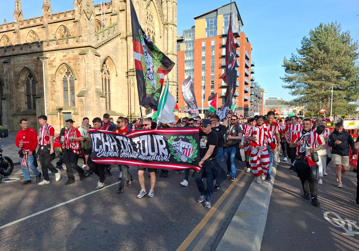 Las imágenes de los athleticzales en Glasgow