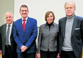 Eugenio Ibarzabal, José Manuel Barrenetxea, Juan José Etxeberria, Rosa Miren Pagola y Javier Batarrita.
