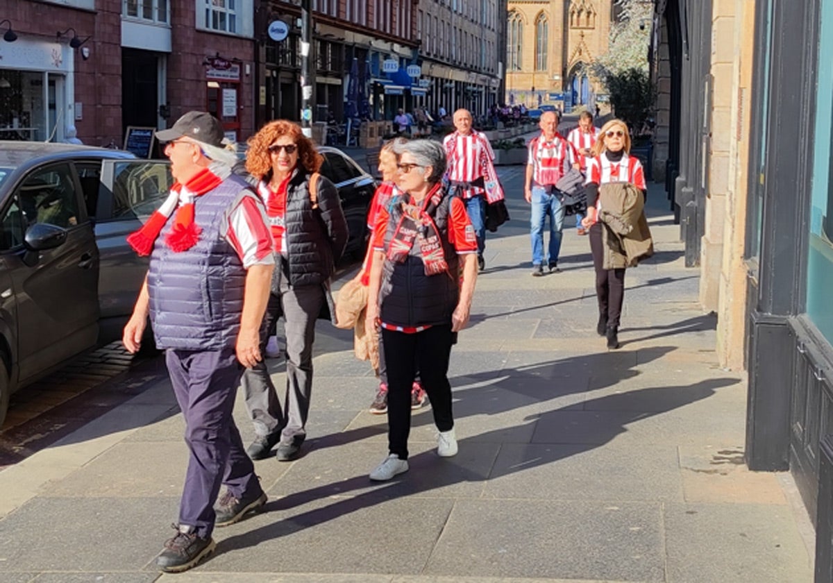 Las imágenes de los athleticzales en Glasgow