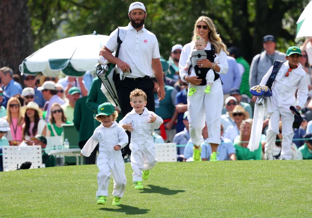 Rahm se divierte en familia en el tradicional torneo de pares 3 del Masters