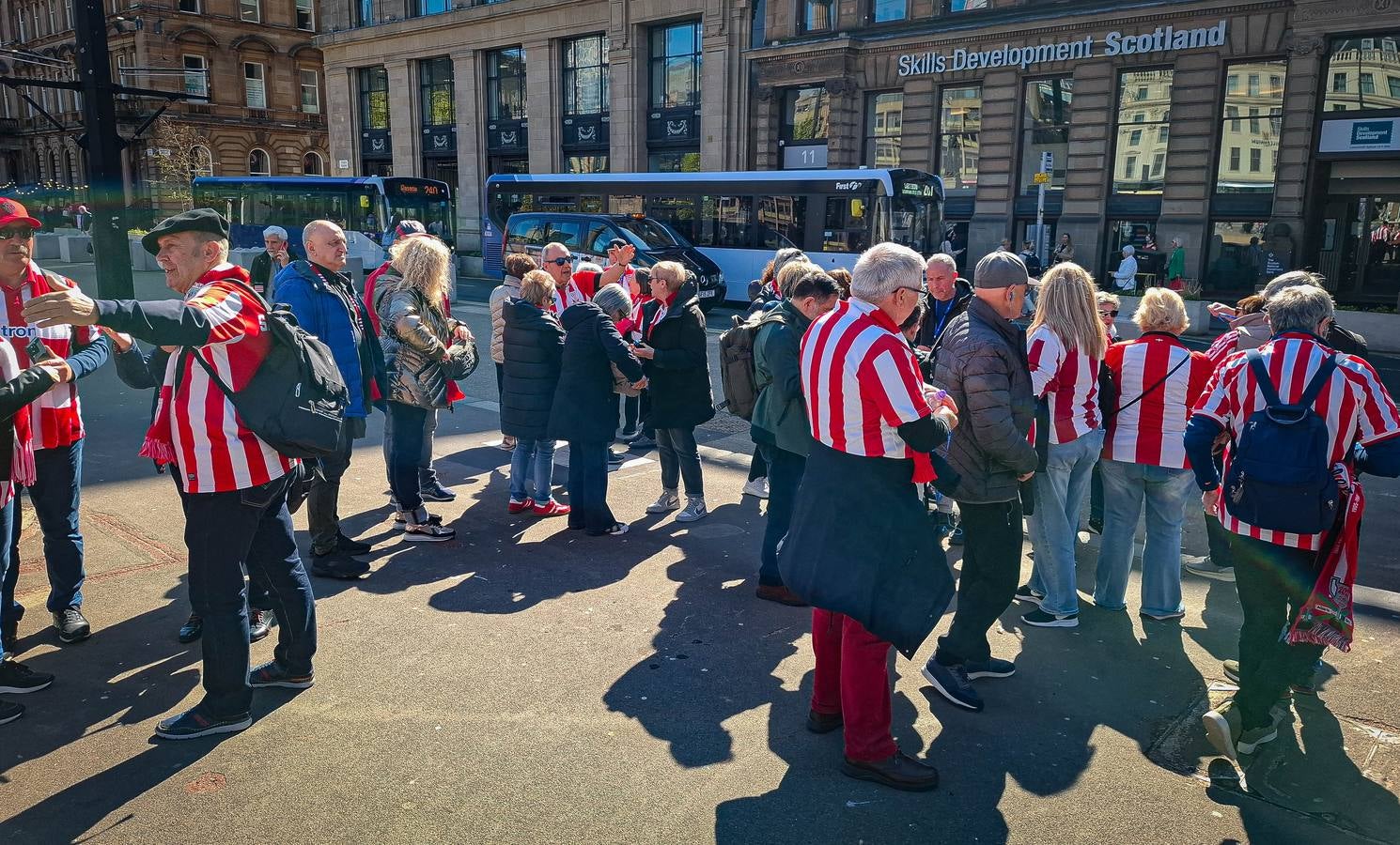 Las imágenes de los athleticzales en Glasgow