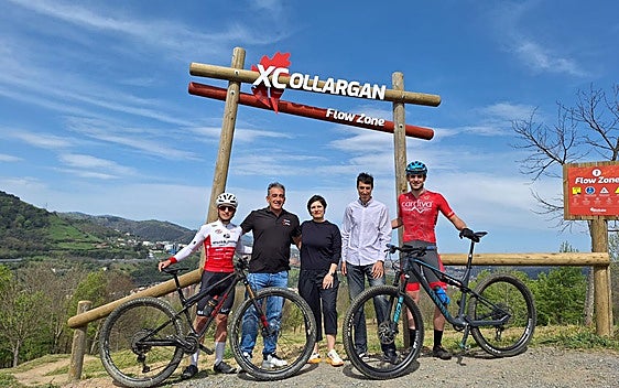El parque de Montefuerte abre tres circuitos de mountain bike
