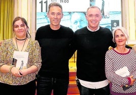 Natalia Mirón, Mikel Reparaz, Mikel Ayestaran, Sonia Merino y Mariasun Ortega.