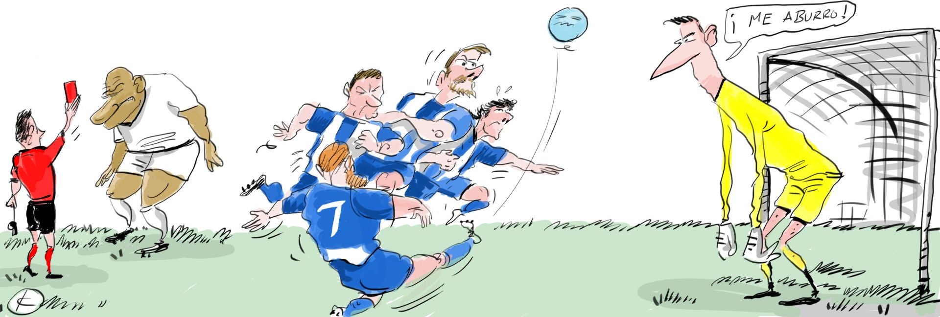La viñeta de Cerrajería sobre la derrota ante el Real Madrid