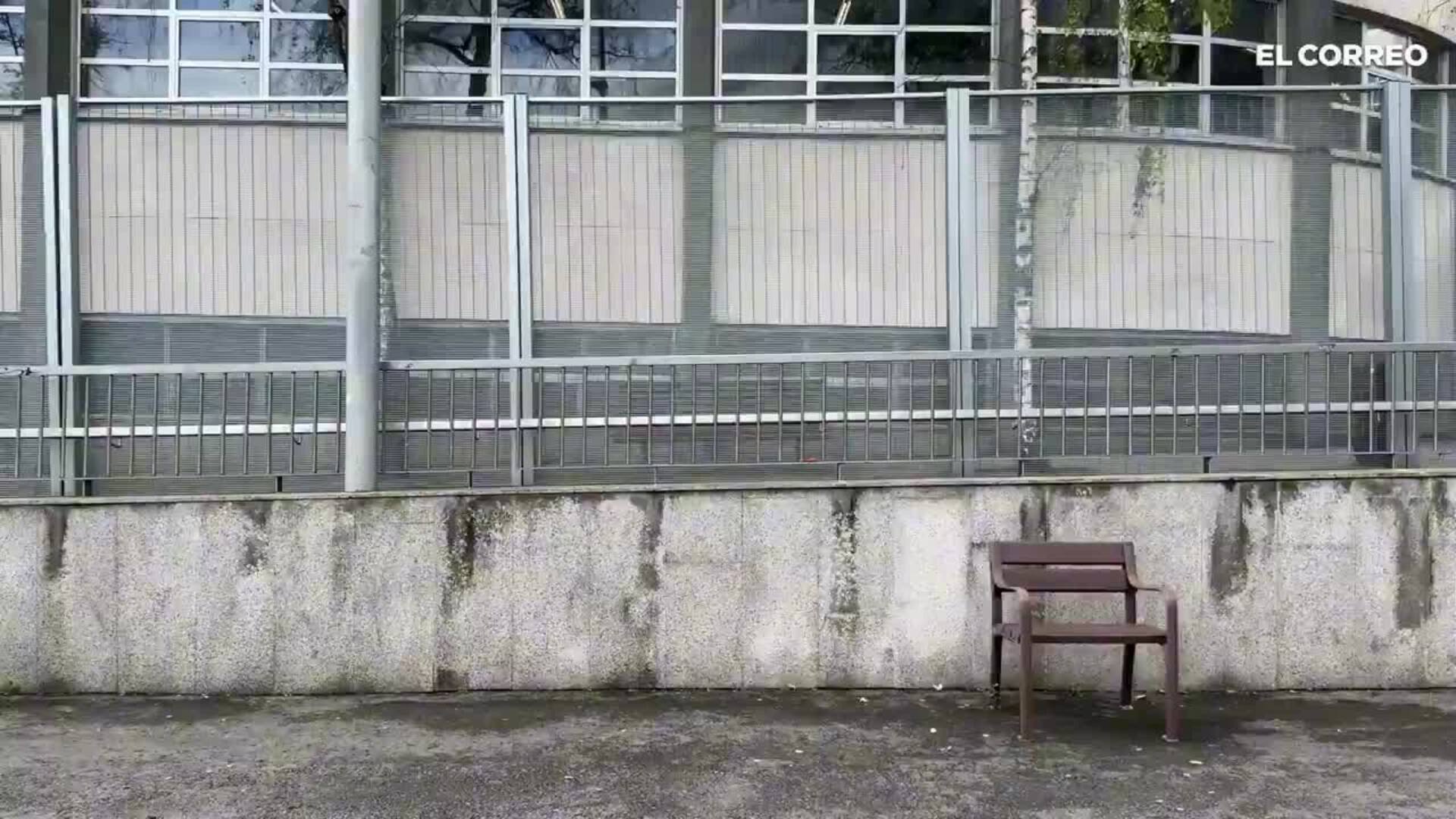 Una supervalla reforzada con bloques de hormigón rodea San Mamés para garantizar la seguridad frente al Rangers