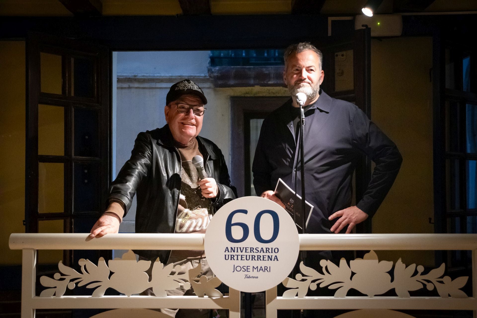 Rafa García Santos y Aitzol Zugasti, en la celebración gastronómica.