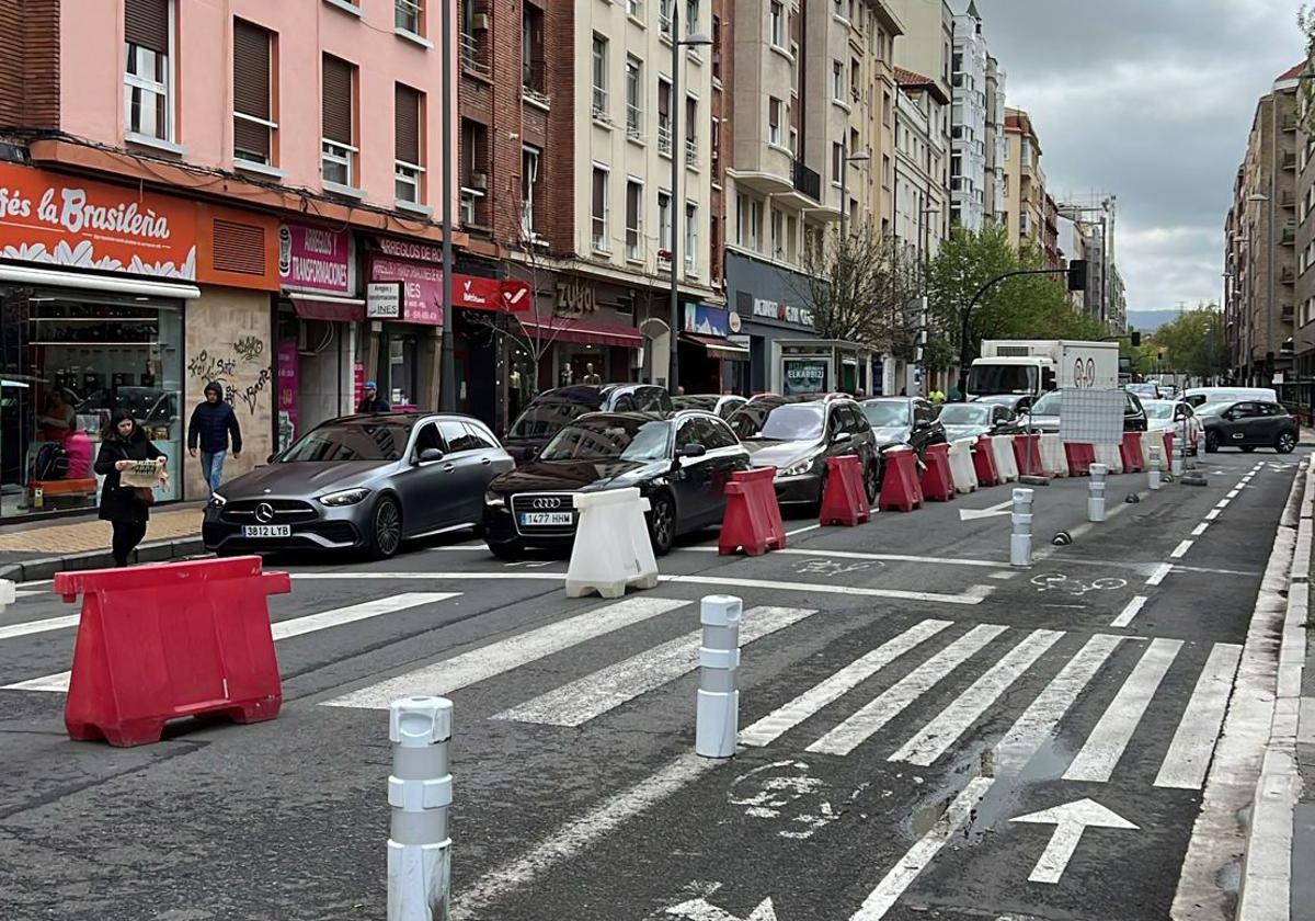 El corte de tráfico en Los Herrán que obligará a cambiar la circulación en Vitoria desde este martes