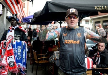 Los hinchas del Athletic a los del Rangers: «Vamos a bebernos un escocés, eso lo tenemos seguro»