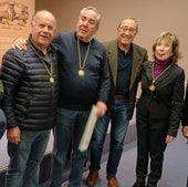 Saturnino Ruiz de Loizaga, Iñaki Jiménez, Juan Carlos Abascal, Jesús Prieto, Amelia Baldeón y Juan Antonio Zárate.