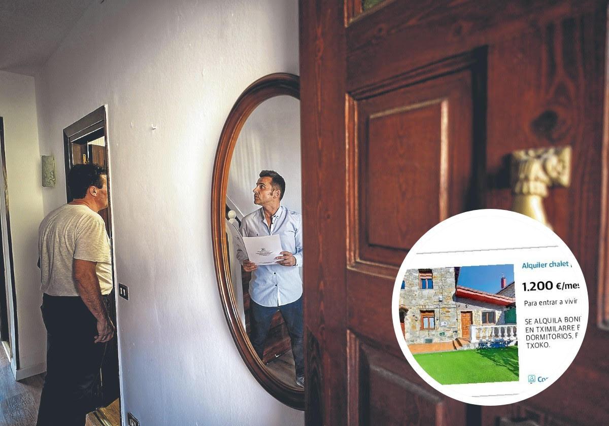 El 'casting' de un centenar de interesados para alquilar una casa en Bizkaia