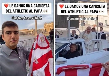 El momento en el que el Athletic estuvo más cerca del Papa Francisco