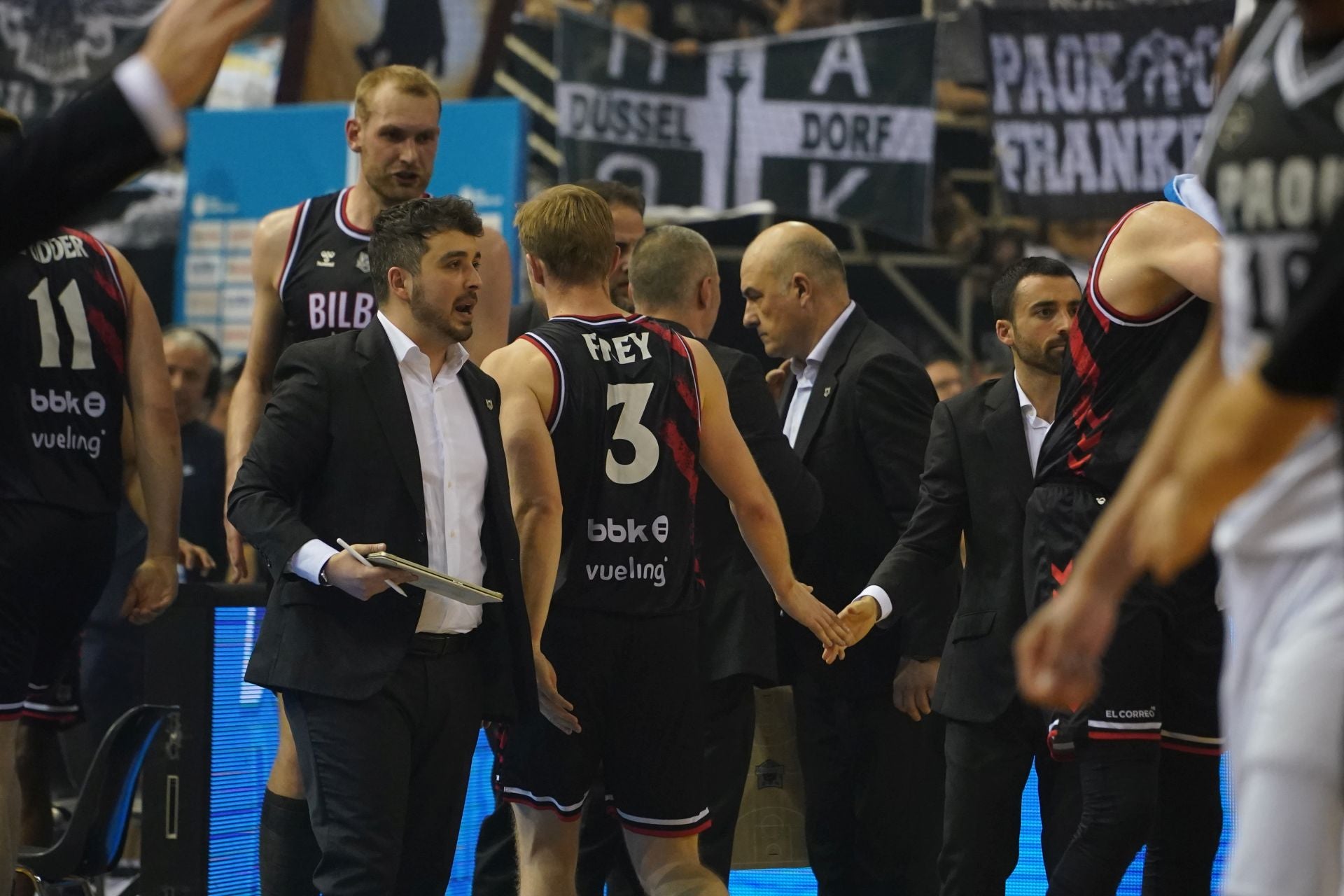 En imágenes la final de la Europe Cup, PAOK-Bilbao Basket