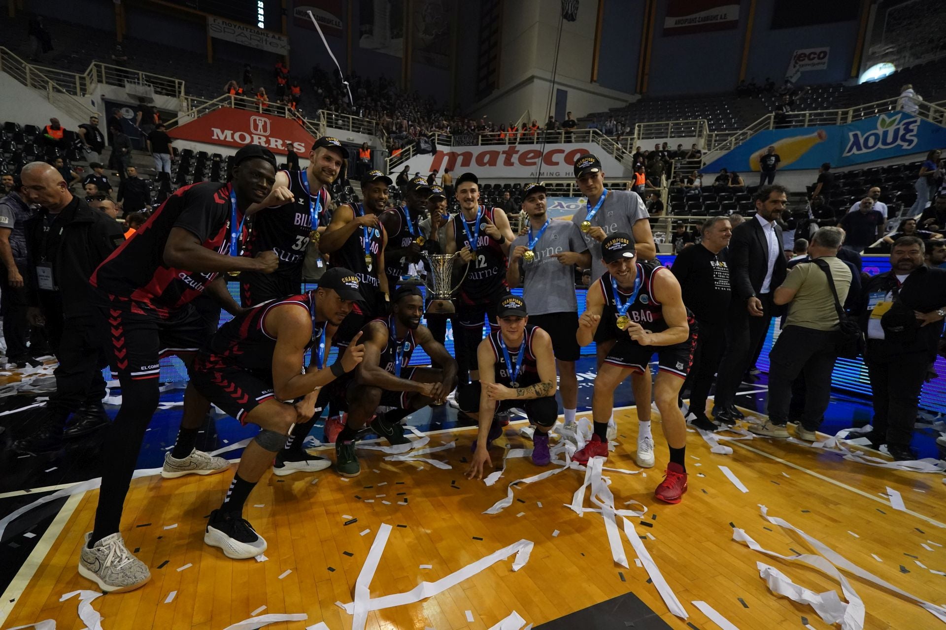 En imágenes la final de la Europe Cup, PAOK-Bilbao Basket