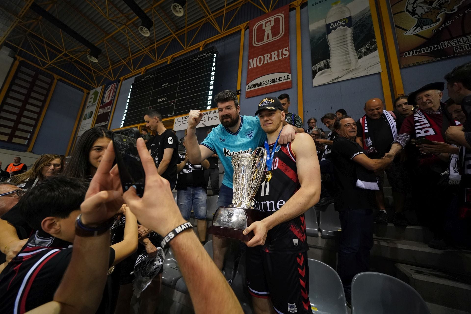 En imágenes la final de la Europe Cup, PAOK-Bilbao Basket