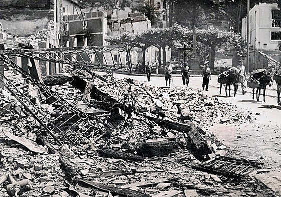 Epicentro de la tragedia, frente a la Plaza del Calvario