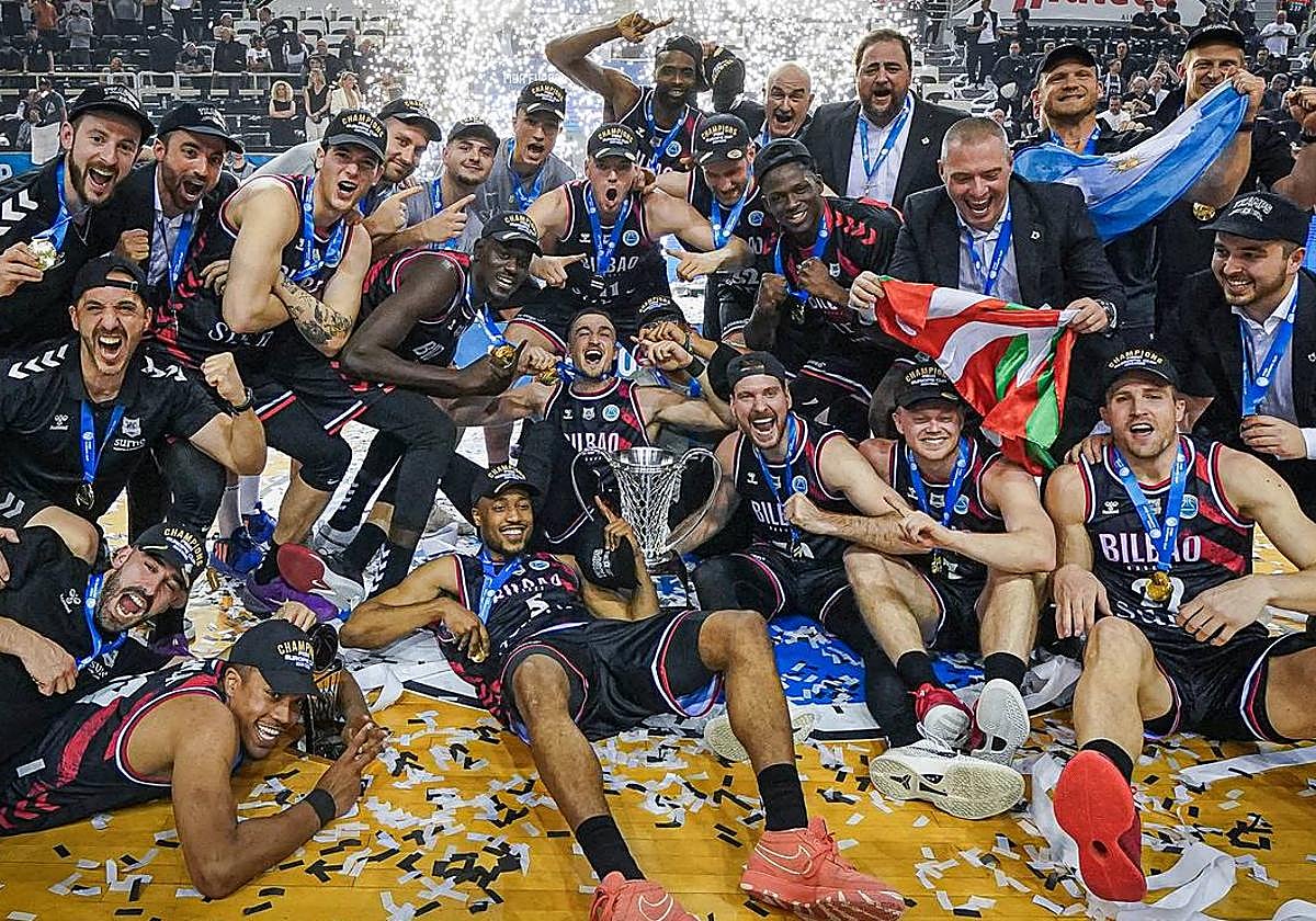 En imágenes la final de la Europe Cup, PAOK-Bilbao Basket