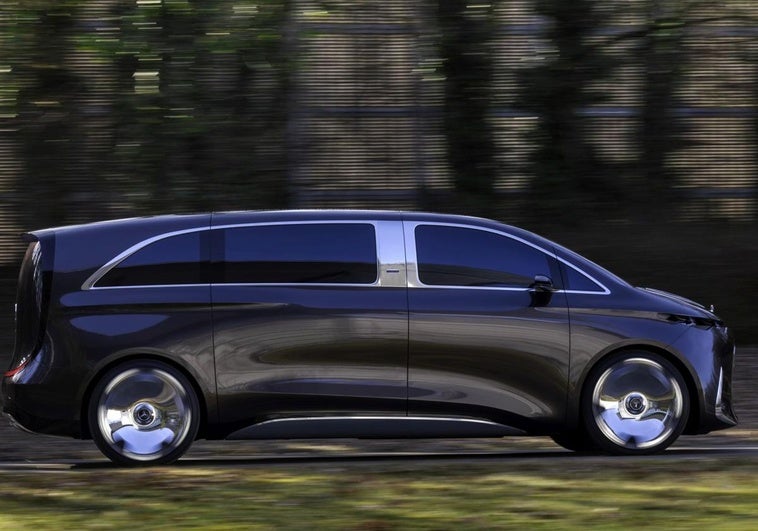 La nueva furgoneta eléctrica que fabricará Mercedes-Vitoria deslumbra en Shanghái