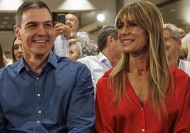 Pedro Sánchez y Begoña Gómez.