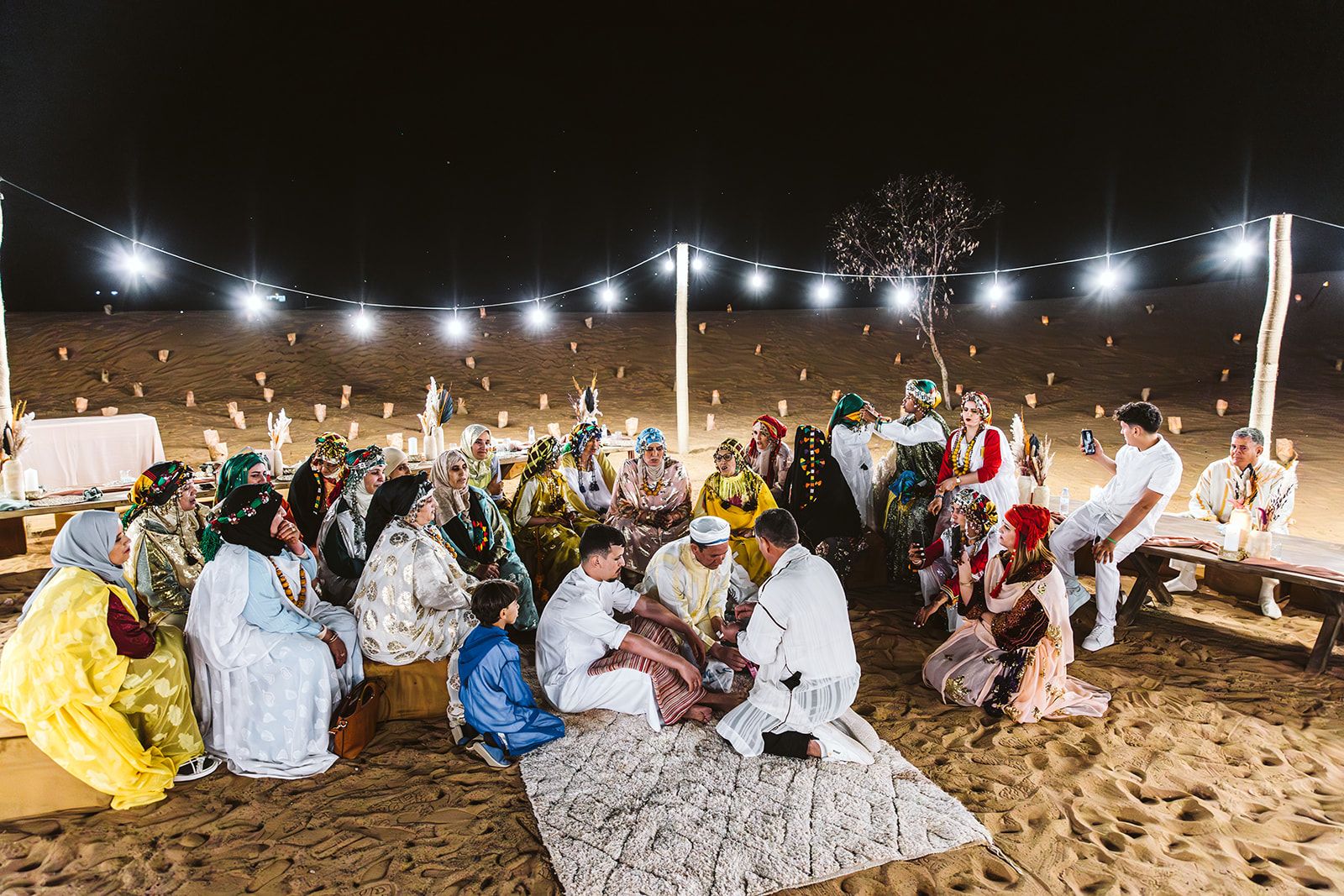 La boda de una bilbaína y un marroquí en el desierto del Sáhara con aurresku, ikurriña y mucho amor