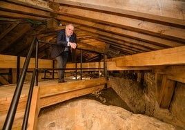 El arquitecto Leandro Cámara, en el mirador.