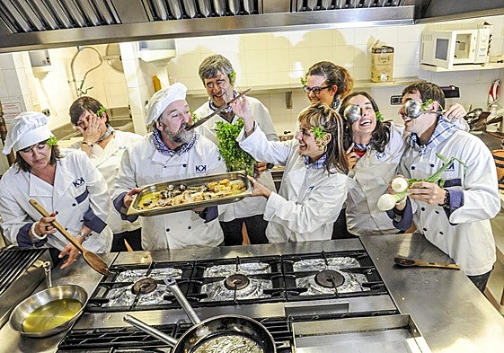 En Kukubarre la caracolada la dejan para otro día en este txoko.