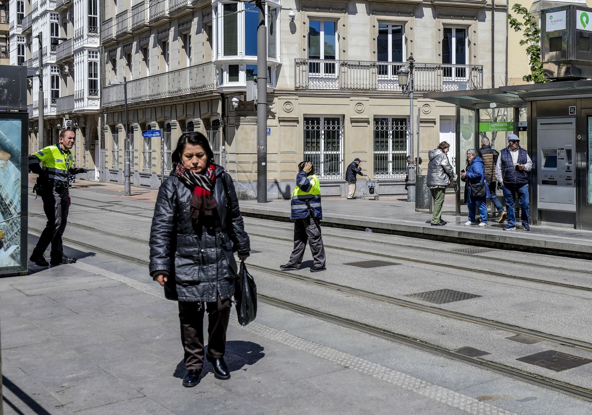 Las imágenes del apagón en Vitoria