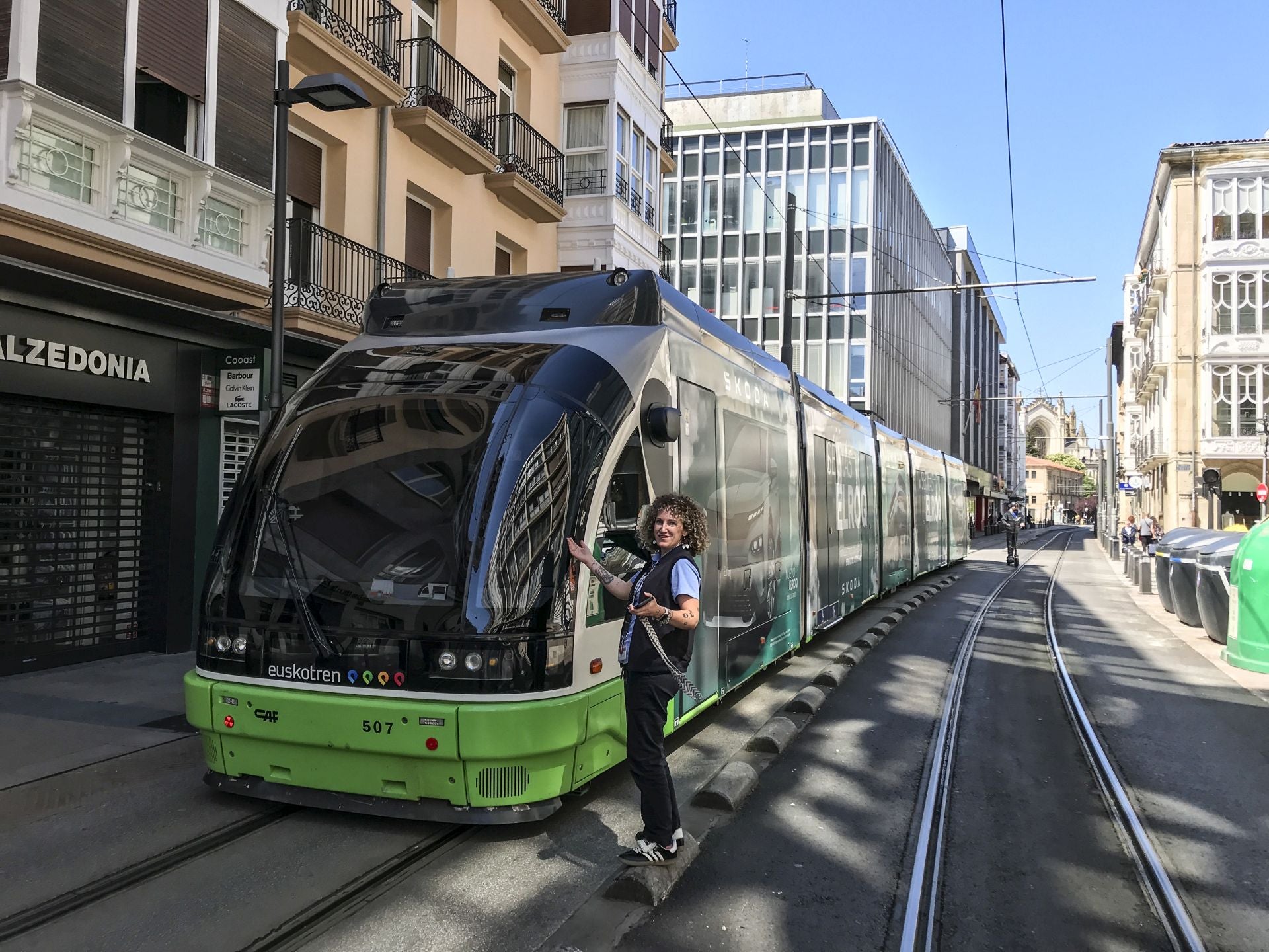 Las imágenes del apagón en Vitoria