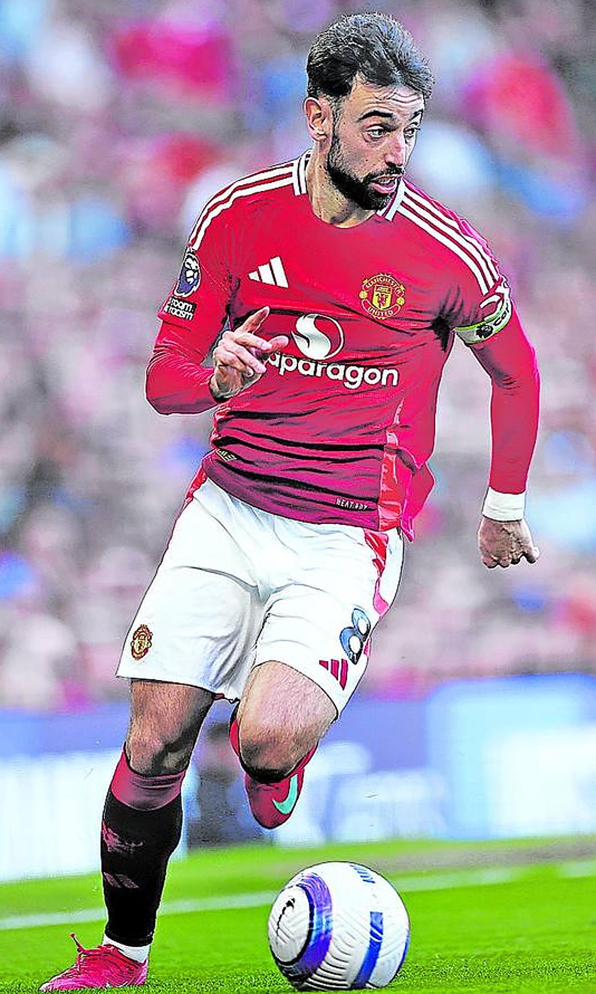 Bruno Fernandes suma 17 goles y 18 asistencias esta temporada.