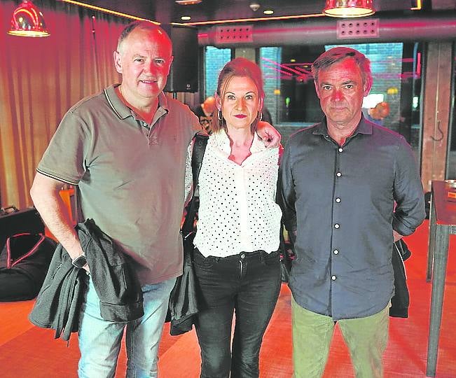 Josemi Olazabalaga, Uritz Lejarcegui y Roberto Asua.