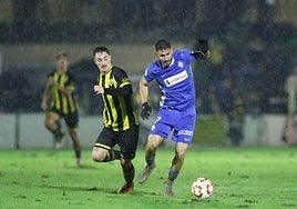 Imagen del encuentro de Urritxe ante los fabriles.