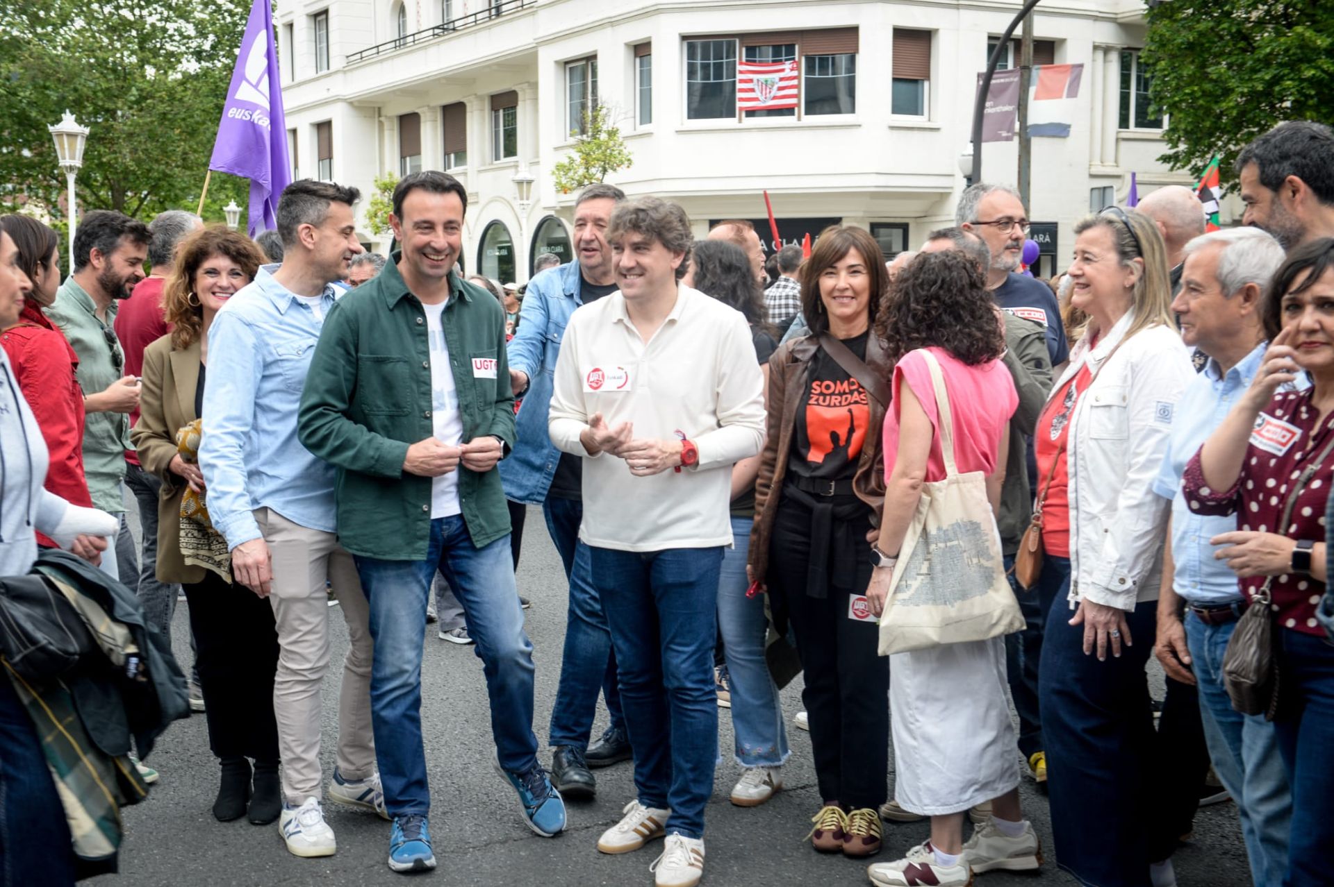 Las manifestaciones por el 1 de mayo, en imágenes