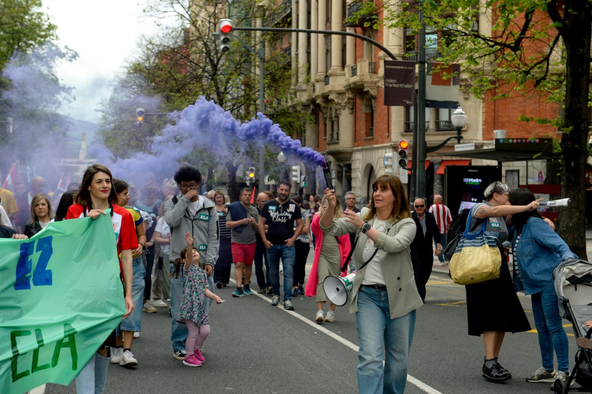 Las manifestaciones por el 1 de mayo, en imágenes