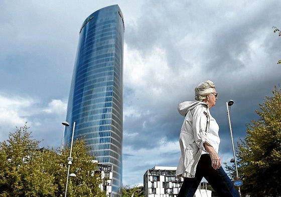 Imagen de la Torre Iberdrola en Bilbao, sede de la compañía eléctrica.