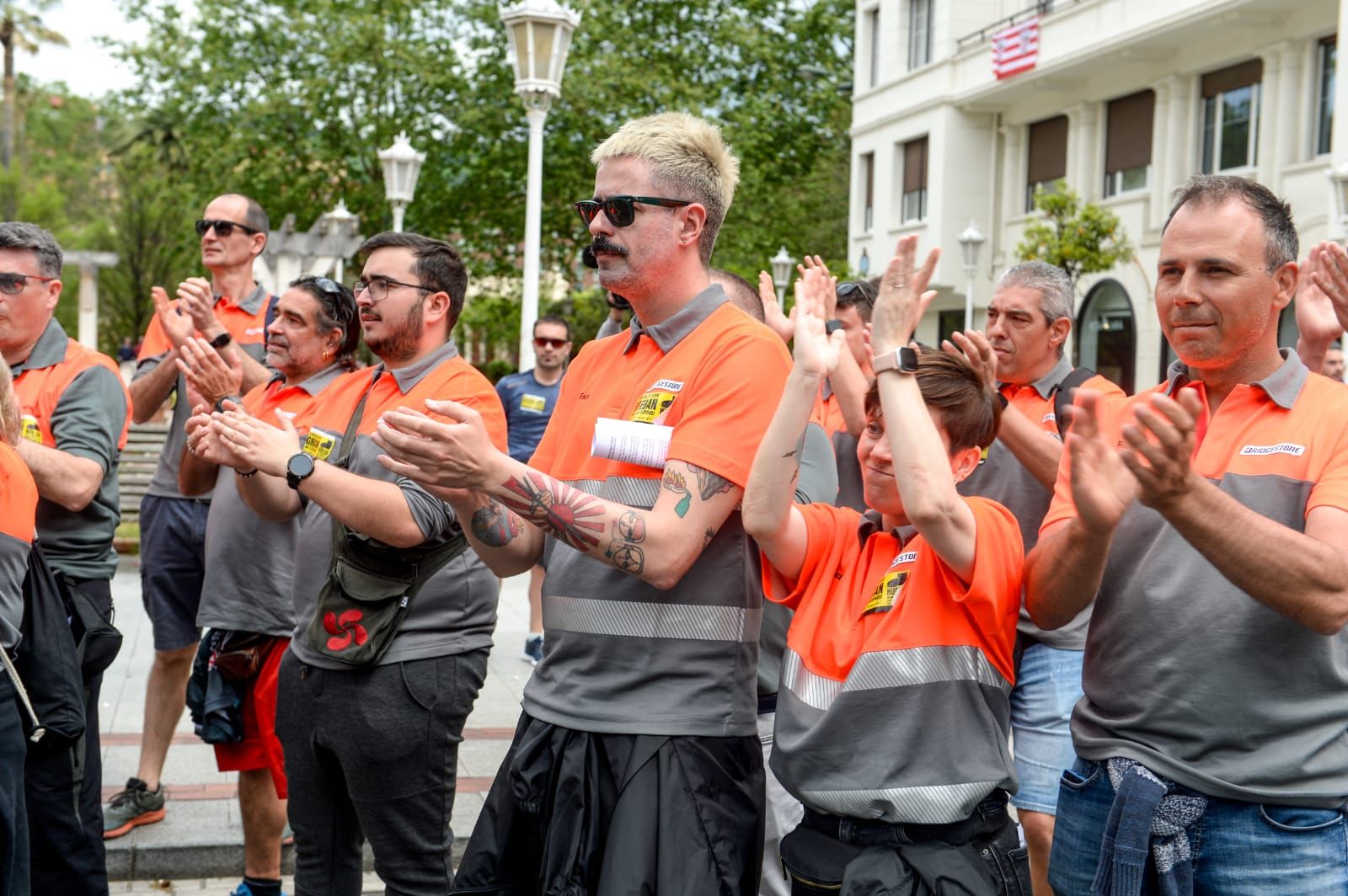 Las imágenes de la multitudinaria movilización de EHKS en Bilbao