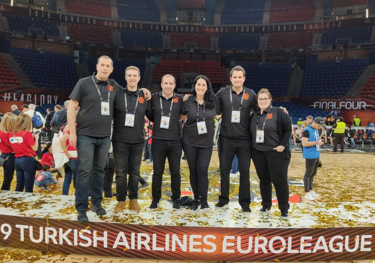 El equipo de mesa arbitral del Baskonia estará en la Final Four de Abu Dhabi