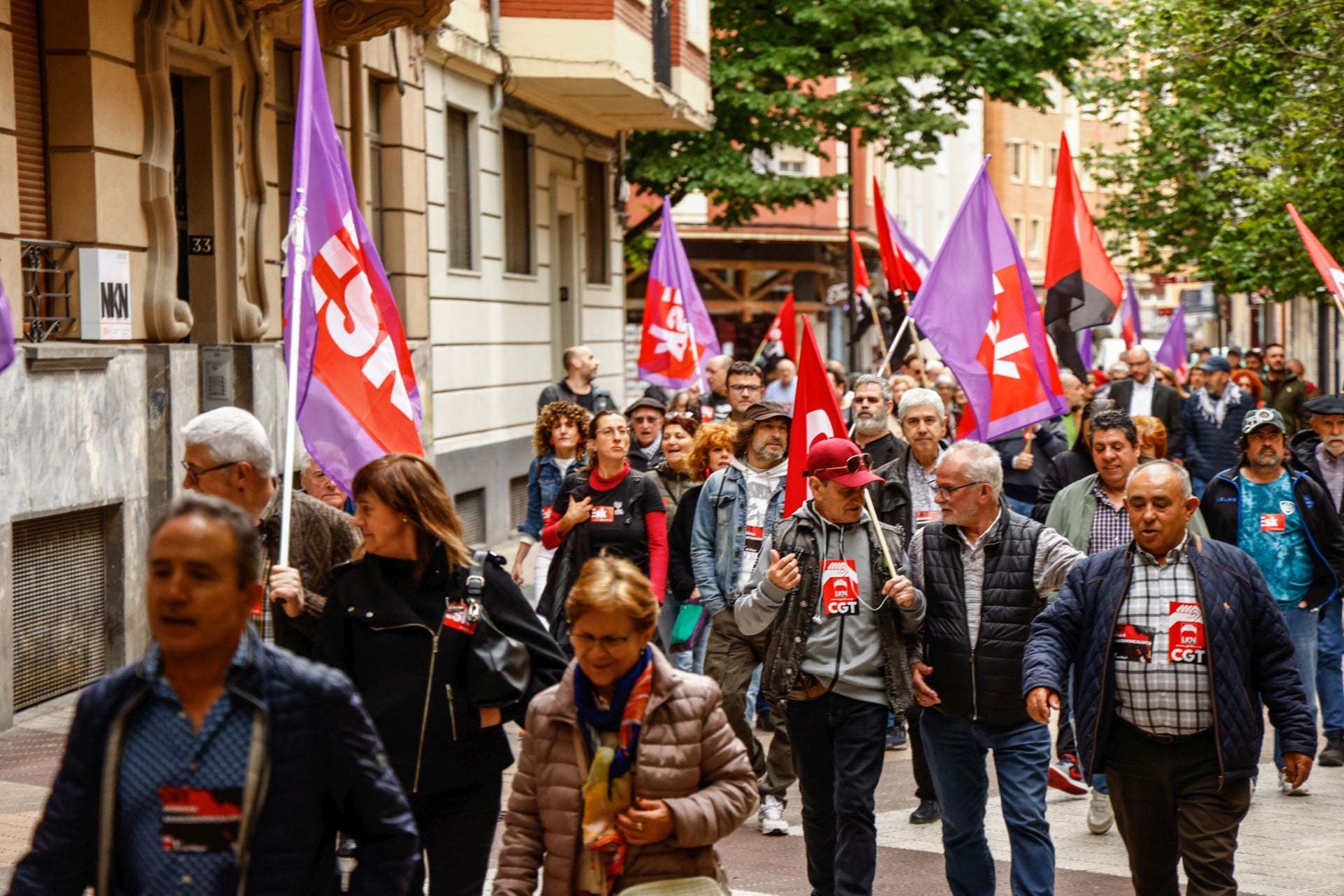 Las imágenes del 1 de mayo en Vitoria
