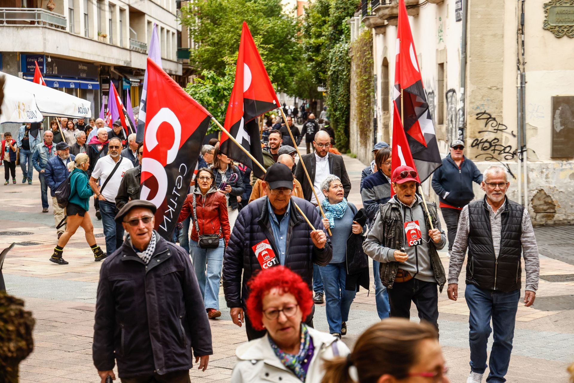 Las imágenes del 1 de mayo en Vitoria