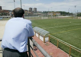 Campo de fútbol de Zorroza donde juega el Zazpi Landa.