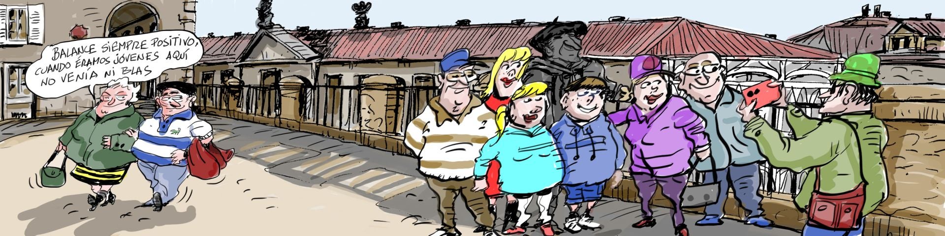 La viñeta de Cerrajería sobre la ocupación hotelera en Vitoria