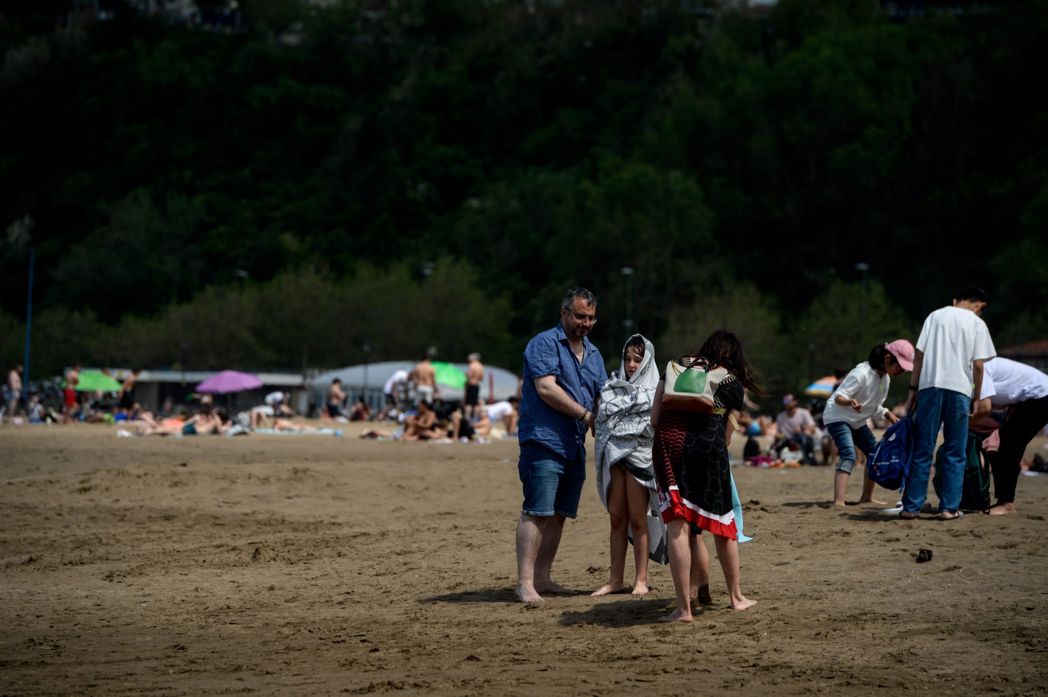 Primer día de playa en Bizkaia