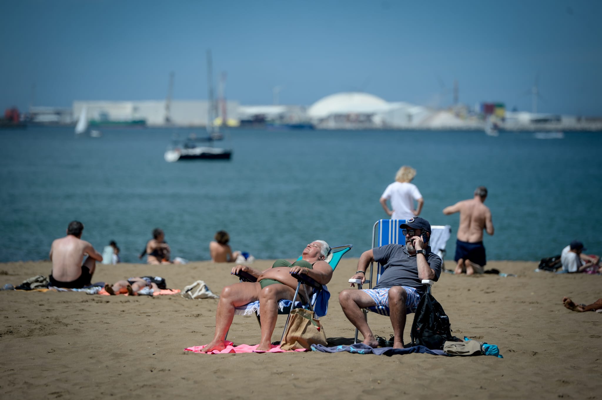 Primer día de playa en Bizkaia