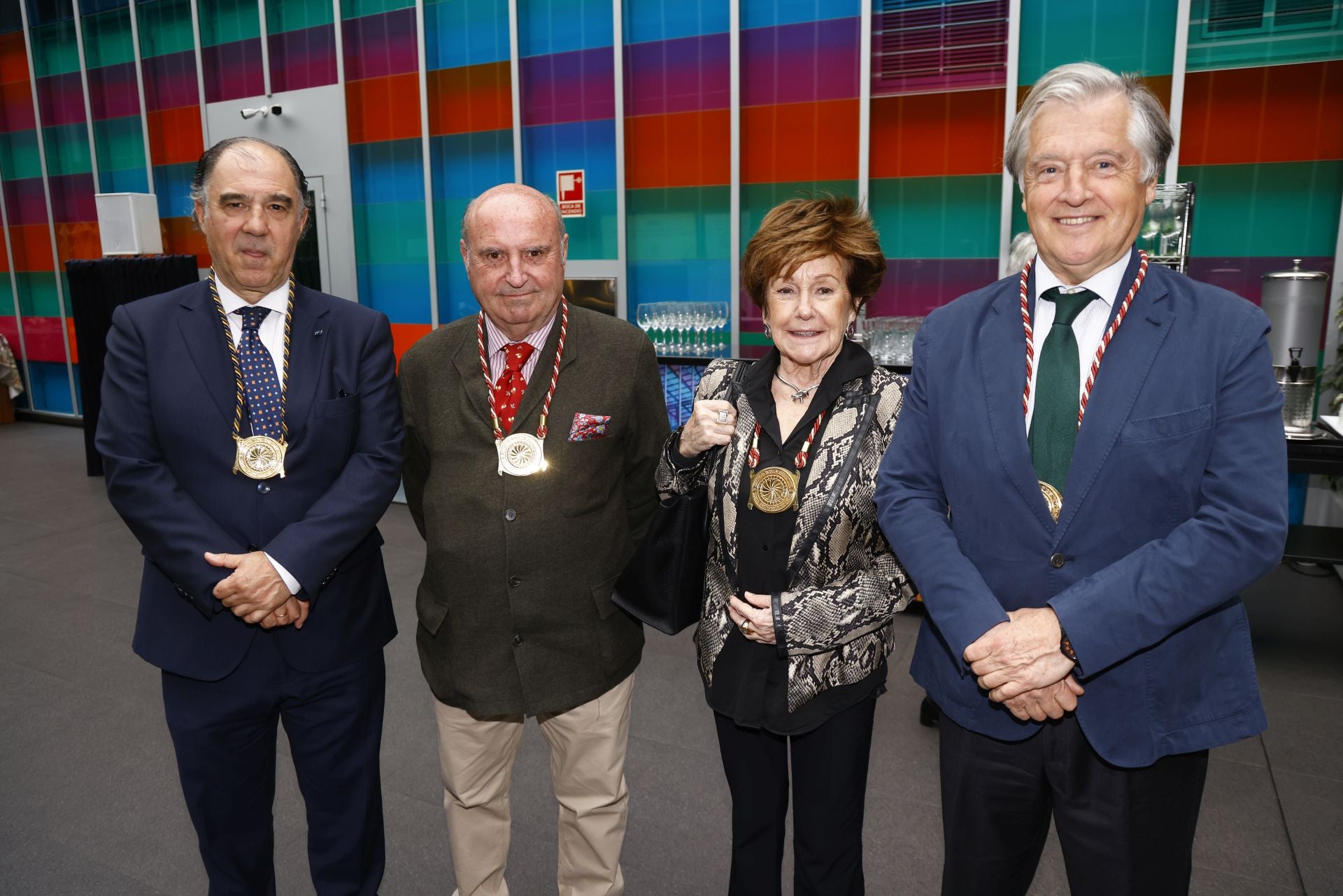 Tomás González, Rafael Ustara, Beatriz Luzuriaga y Antón Pérez Iriondo.